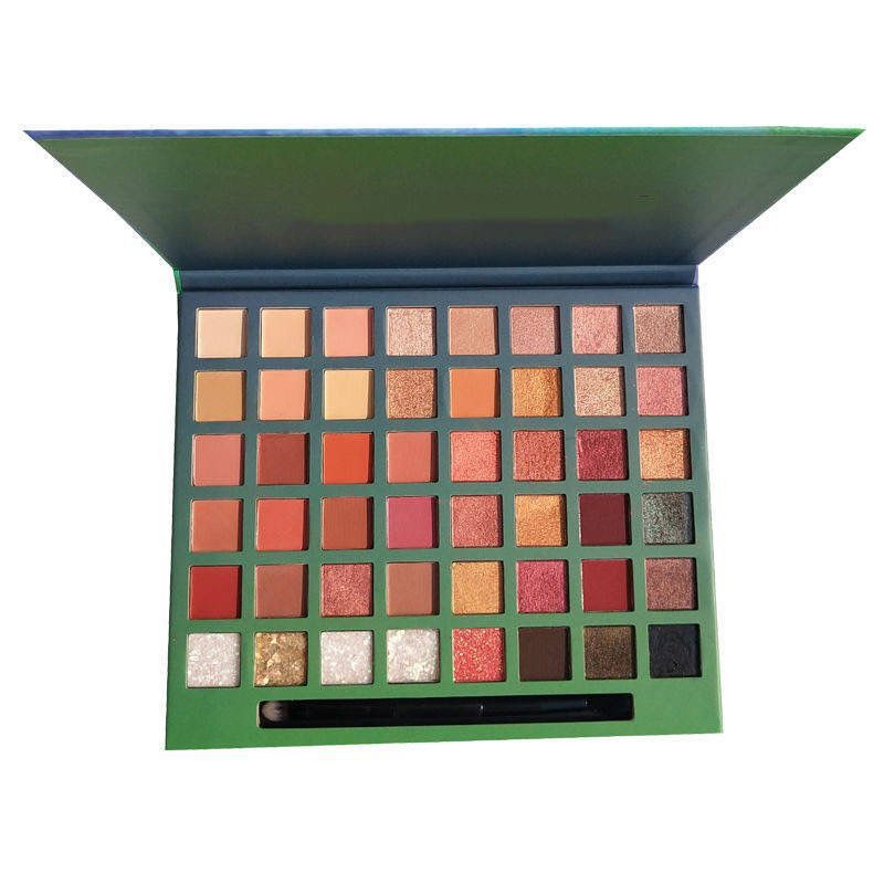 

2021 Designer Makeup Eyeshadow Palette Glitter Shimmer Matte Eye Shadow Waterproof Sweat Proof Private Label Matte Eyeshadow 48 Colors