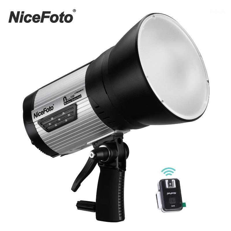 

NiceFoto Studio Flash Light Classic Series nflash300 Wireless 5500K Strobe Lighting Lamp HSS for Outdoor Studio Photography1