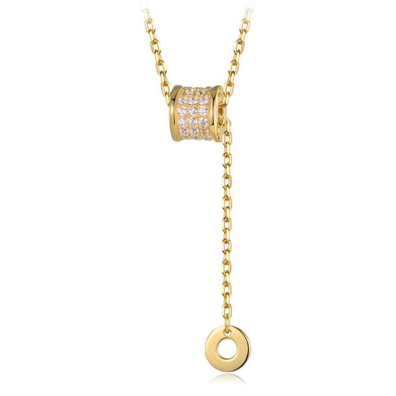 

Pendant Necklaces Statement For Women Sterling Necklace Zircon Crytal Choker Chain Colar Female Jewelry