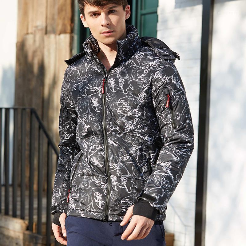 

2019 High Quality White Duck Thick Jacket men coat Snow parkas male Warm Brand Clothing winter Jacket Outerwear1, 6612 white