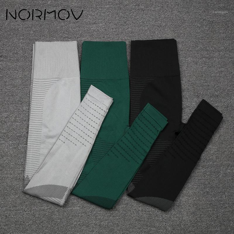 

NORMOV Seamless Women Energy Leggings Fitness Running Yoga Pants High Waist Leggings Push Up Sport Girl Gym1, Pink