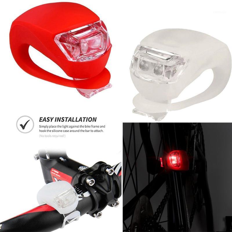 

Bicycle Lighting Led Silicone Mountain Waterproof Night Lighting Bike Front Rear Lights Set Push Cycle Clip Light Light Bicycle1