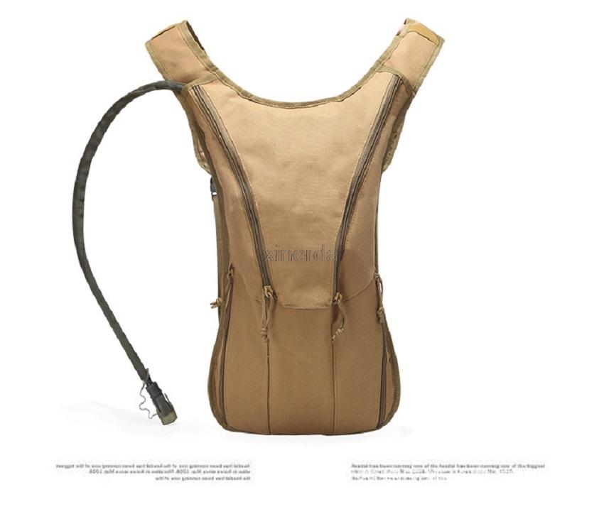 

3L Water Bag Tactical Frog-Design Backpack Outdoor Camping Nylon Drinking Water Bag For Cycling Mountaineering B50, Khaki