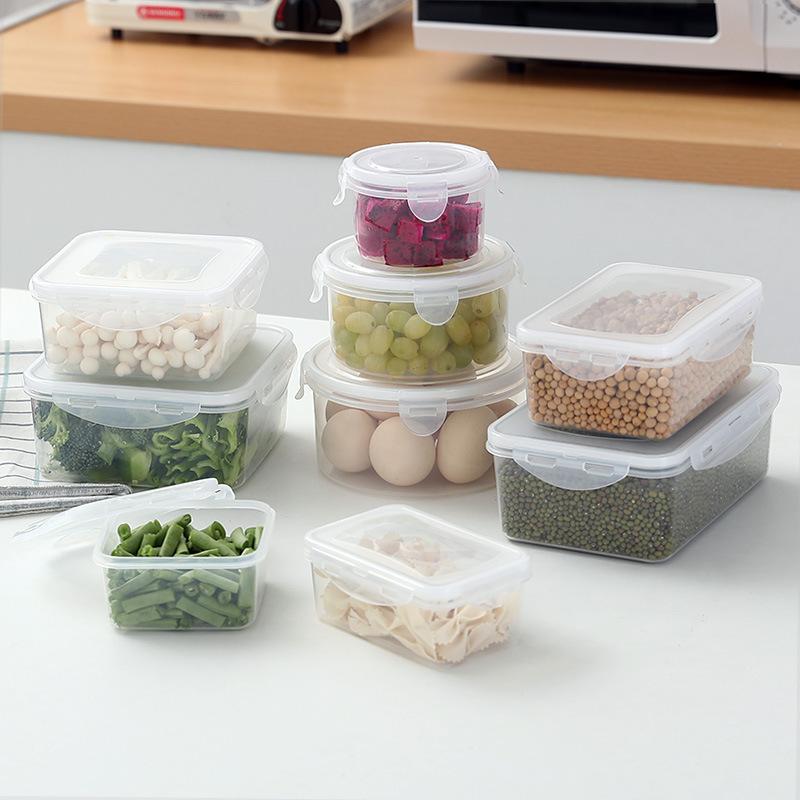 

Multifunctional Sealed Plastic Box Refrigerator Bowl Microwave Oven Heating Lunch Storage Box Sealed Container