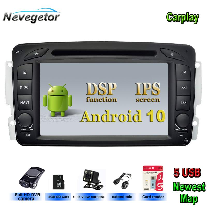 

Car Multimedia player Android 10 2 Din GPS Autoradio For //CLK/W209/W203/W208/W463/Vaneo/Viano/Vito FM DSP DVR car dvd