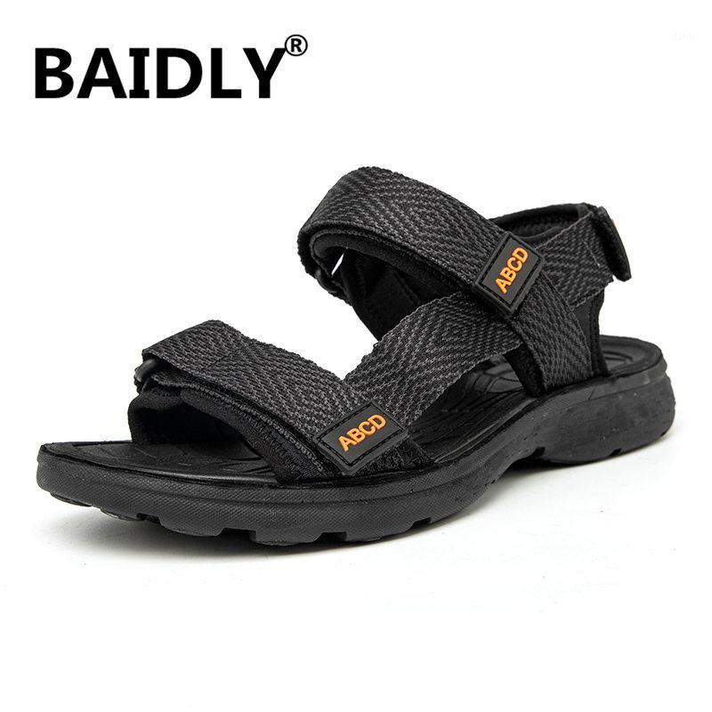 

Sandals Shoes Men Summer Non-slip Casual Shoes Fashion Sandals for Men Comfortable Roman Sandalhas Zapatos Hombre1, Black