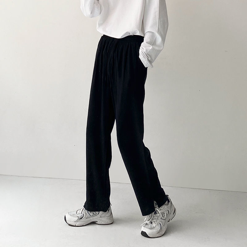 

Trousers 2021 Men's Autumn Lean New Winter Breeches Long Legs Straight Pants Youth Male Clothes V2LS, Brown