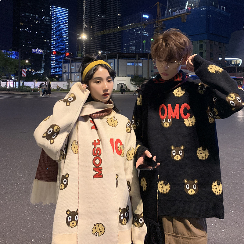 

2021 New Camisoles of Large Dimensions in the Trend Spins Hedging Geared Autumn and Winter Couples Wear Off Pullovers 8237, A27khaki