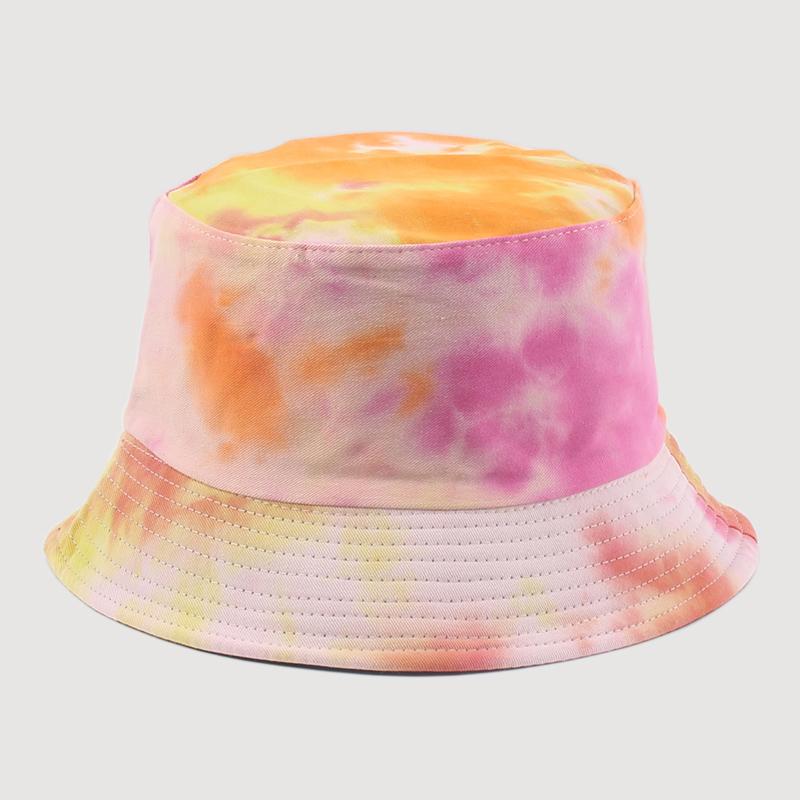 

Adult Bucket Hat Fisherman Hat Reversible Fishing Colourful Graffiti Bob Caps Hip Hop Creative Tie Dye Gorros Men Women