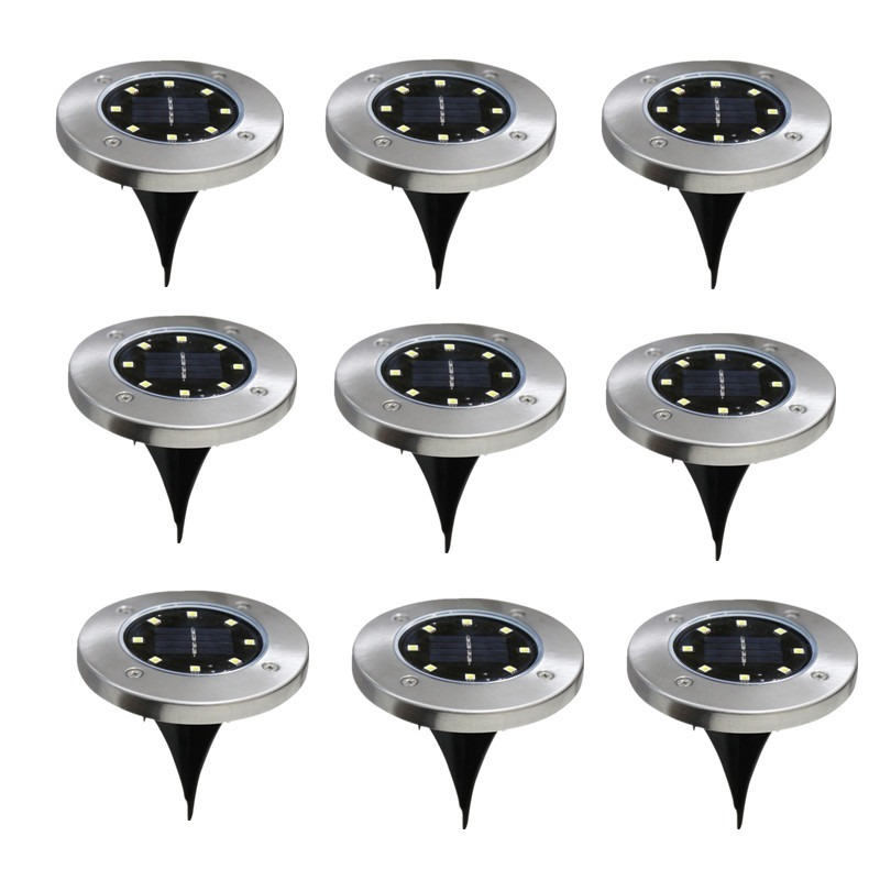 

Solar lamp Lights Outdoor Garden, Super Bright Solar Pathway 6 Pack Powered Landscape Auto On/Off Decorative for Walkway