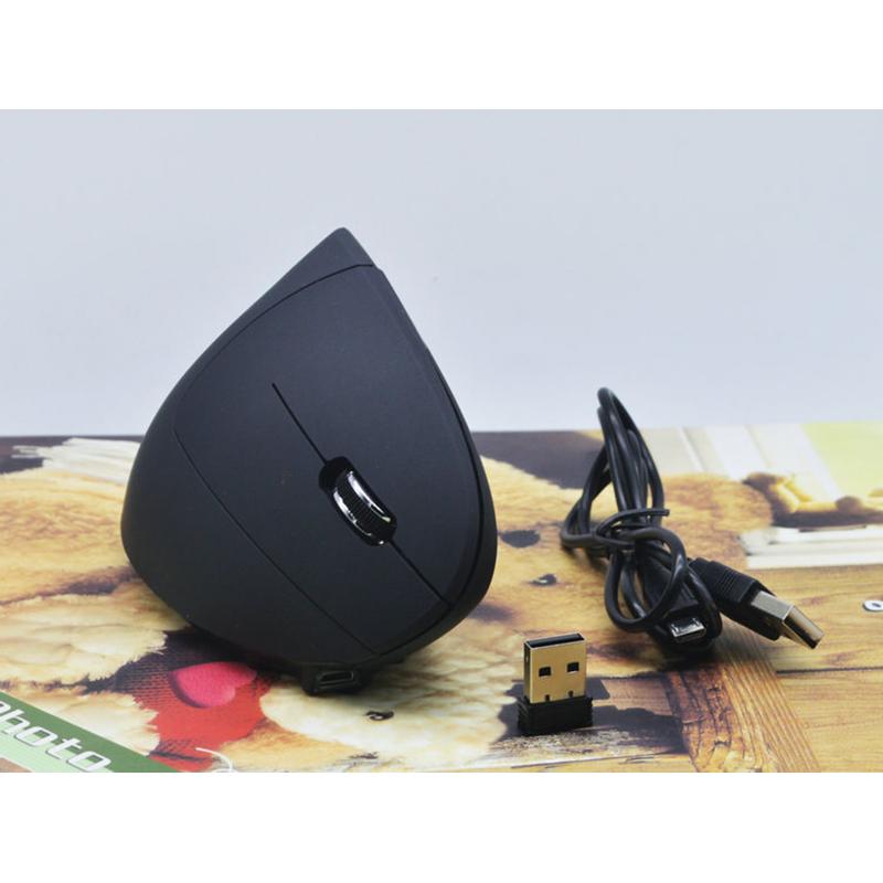 

USB Receiver Wireless Mouse New Design Business Mouse Rechargeable Vertical Mause laptop accessories Mice for laptop desktop PC