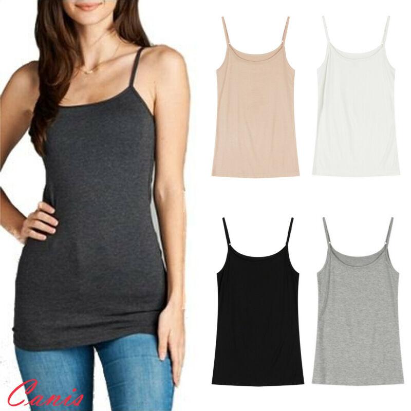 

Women Casual Camisole Spaghetti Strap Vest Top Sleeveless Blouse Summer Shirt, Purple