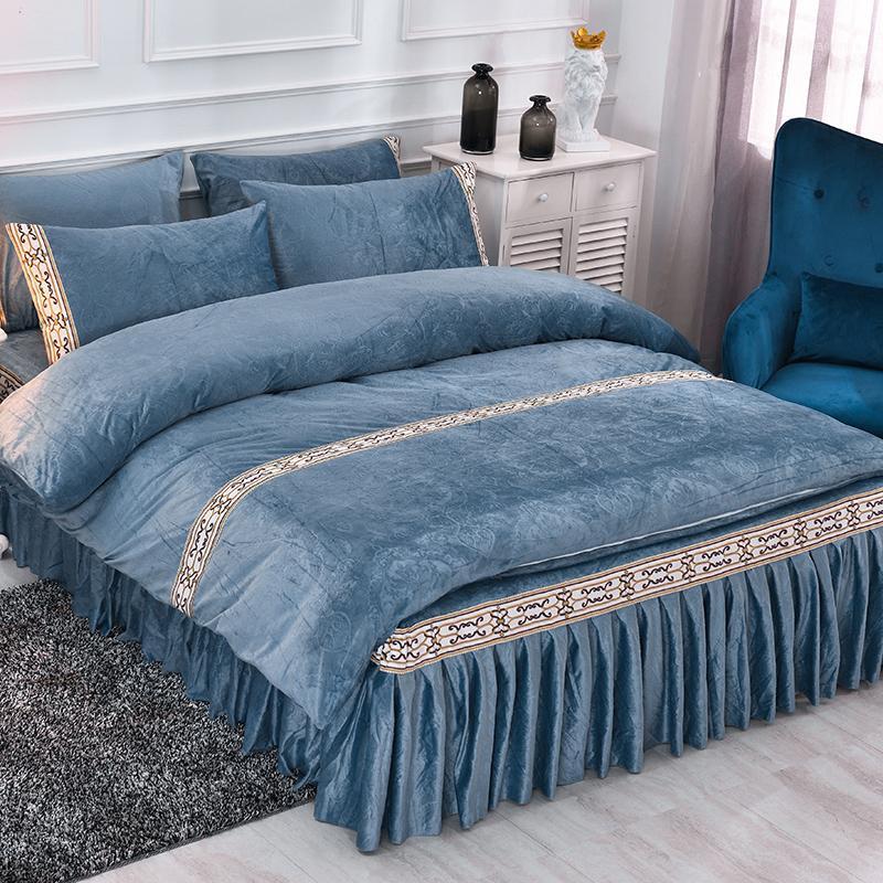 

Luxury King Size Bedding Set Cotton Soft Bed Cover Pillowcases  Bedroom Bedding Set Juego De Cama Home Textile DB60CD1, Pink