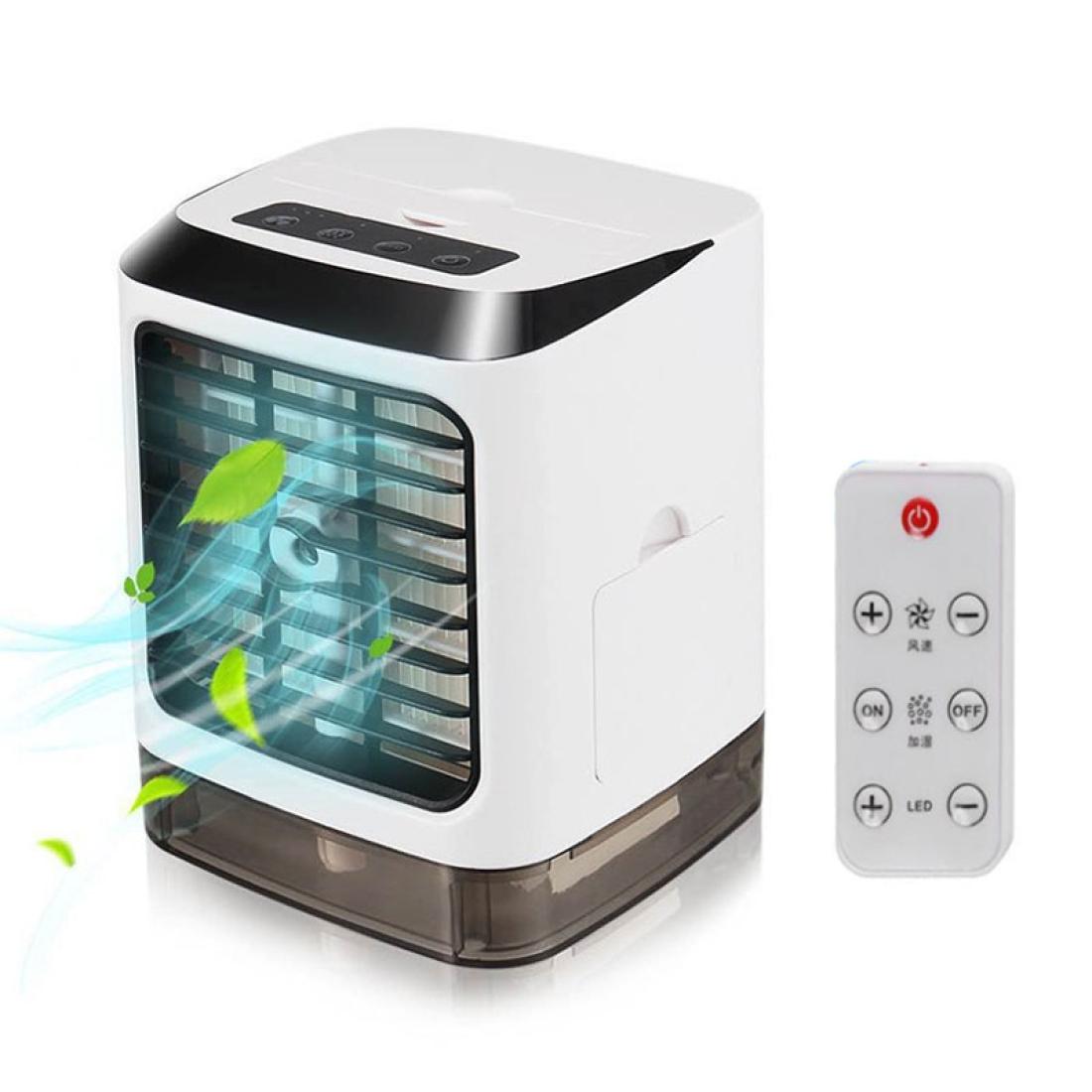 

Mini Desktop Cooling Fan Humidifier Air Conditioning Fan Moisturizing Spray Fan with Remote Control