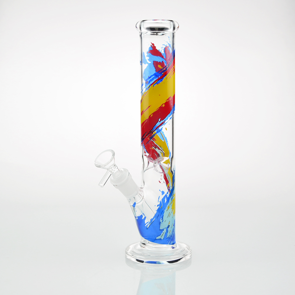 

11.6 Inch glass water pipe bongs glass tube bubbler ash catcher dabber heady rig recycler bong water pipe with 18.5mm joint