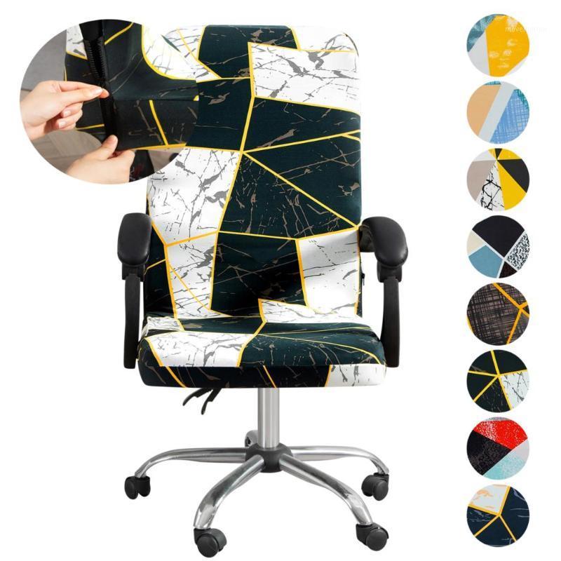 

M/L Modern Elastic Stretch Office Chair Cover Spandex Computer Arm Chair Slipcover Dust-proof Rotatable Armchair Protectors1