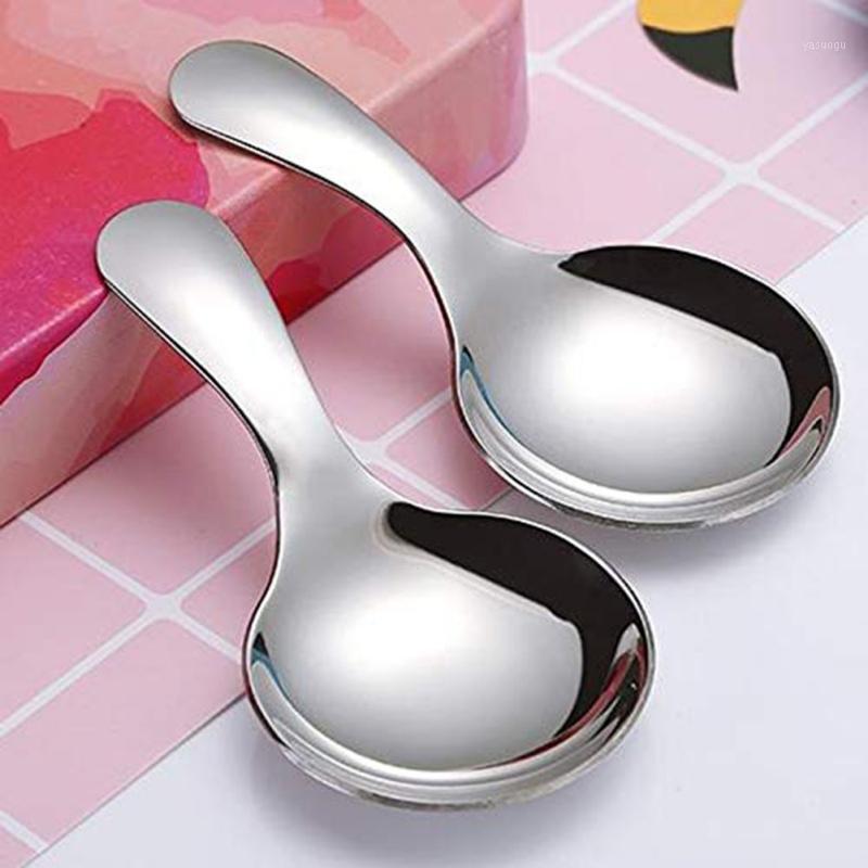 

Creative Stainless Steel Spoon Long Handle Ice Cream Coffee Dessert Spoon Mini Stirring Teaspoons Kitchen Tool1
