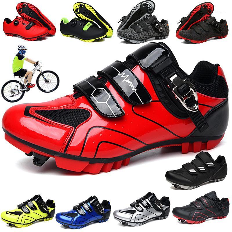 

2020 Cycling Shoes sapatilha ciclismo mtb Men Sneakers Women Mountain Bike Shoes Original Bicycle Athletic Racing Sneakers1, 998-red