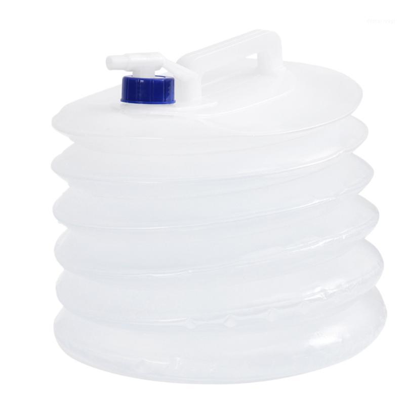

1pc PE Folding Bucket Storage Water Grade PE Portable Container for Outdoor Hiking Travel1, White 2