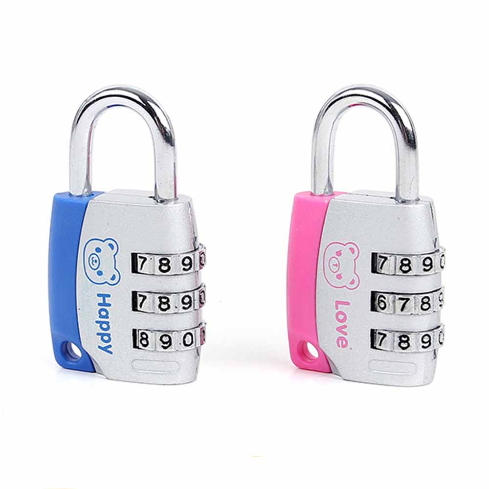 Luggage Locks 3 Digit Combination Padlock Codes Outdoor Waterproof Padlock Combo Locks for Travel Bag Suit Case and Luggage-image-610416390