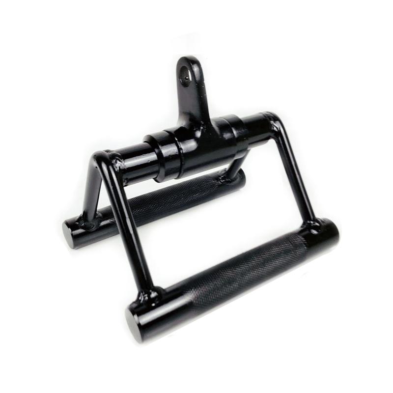 

V Shaped Press Down Bar Multi Gym Weight Lifting Workout V-Bar 360°Rotating Rowing Machine Bar Pully Cable Machine Attachment