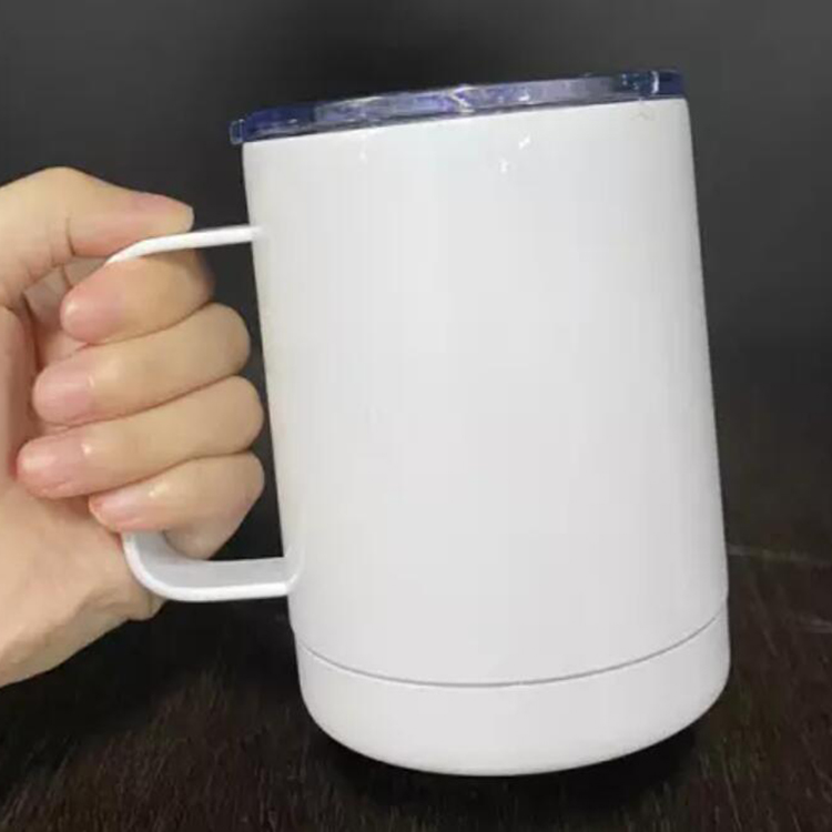 

DIY 12 OZ white blank sublimation coffee mug cup double wall stainless steel vacuum insuldated travel tumbler for sublimation