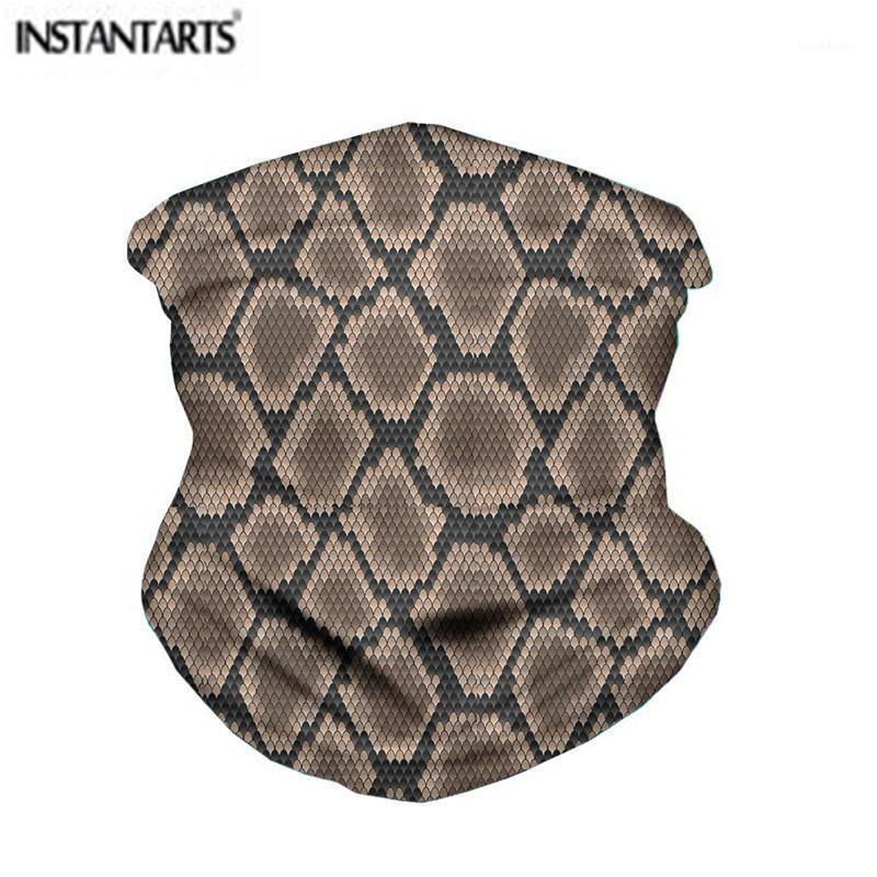 

INSTANTARTS Snakeskin Python Skin Pattern Outdoor Riding Facecover Cycling Motorcycle Head Scarf Neck Warmer Sport Face Scarfs1, Hx490z28