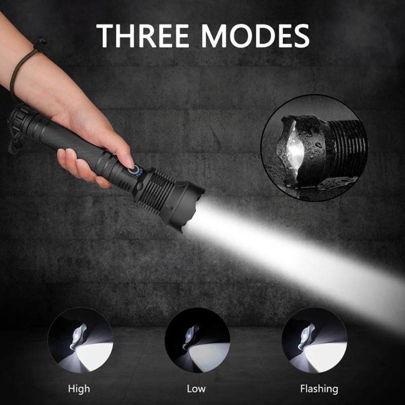 

New P50 High Performance Ultra Bright 1200 Lumens Led Torch Hot Sale Qualituy Light Accessories