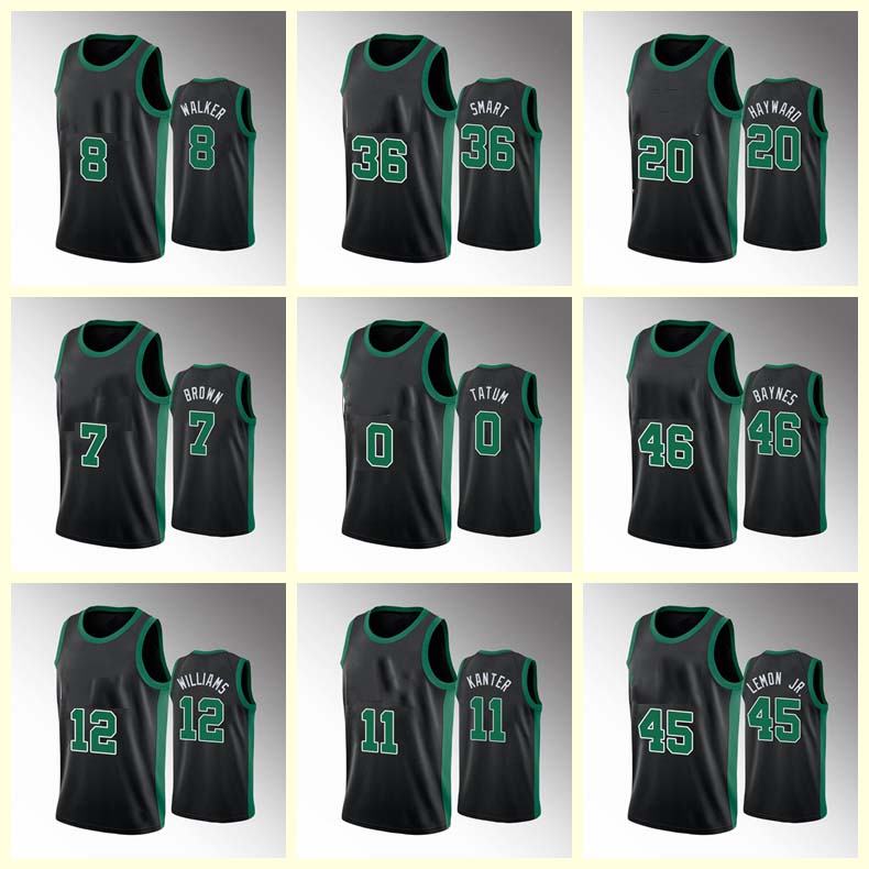 

basketball jerseys Jayson Tatum Kemba Walker Jaylen Brown Any player hot pressing custom jersey, 10