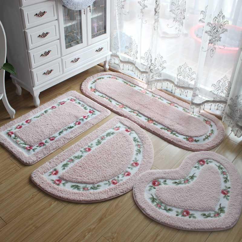 

Rectangle Floor Carpet Large Bedside Rug For Room Decor Anti-slip Floor Mat For Kitchen Toilet Carpet Bathroom Hallway Mat