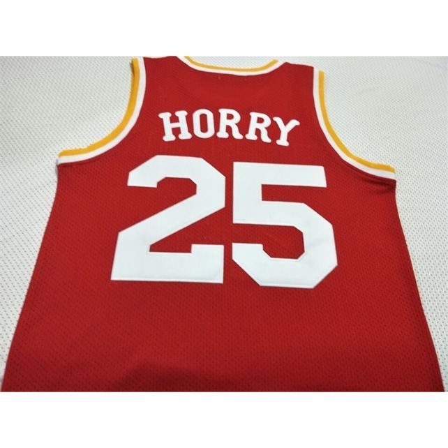 

Custom 604 Youth women Vintage #25 Robert Horry r College Basketball Jersey Size S-4XL or custom any name or number jersey, Black