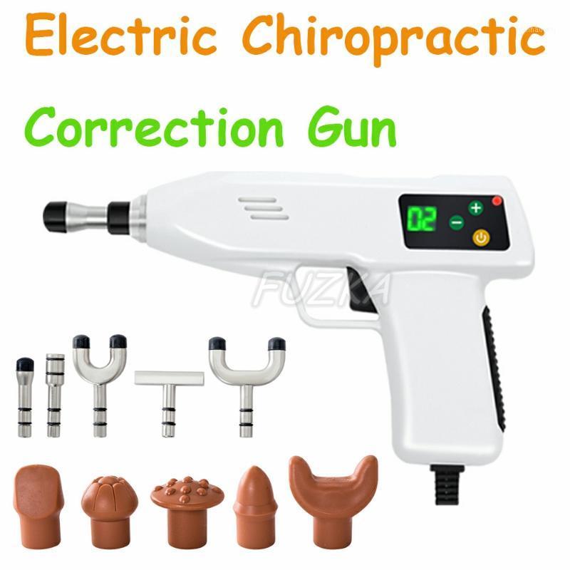 

Electric Chiropractic Activator Gun 4 Levels Of Strength Adjustable Massage Tool Impulse Adjuster Spine Correction Massager1