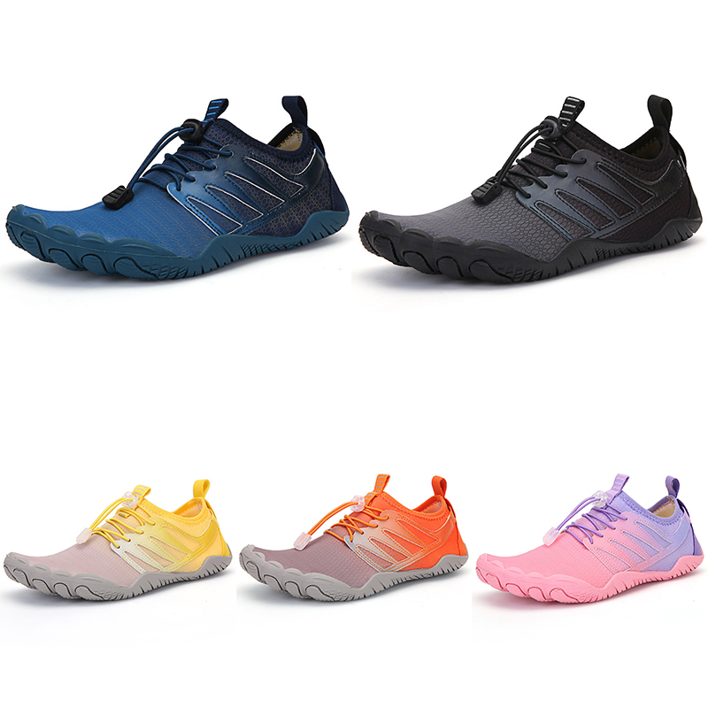 

Wholesale Non Brand Men Women Running Shoes Black Grey Yellow Pink Purple Blue Orange Five Fingers Cycling Wading Mens Womens Outdoor Sports, #1