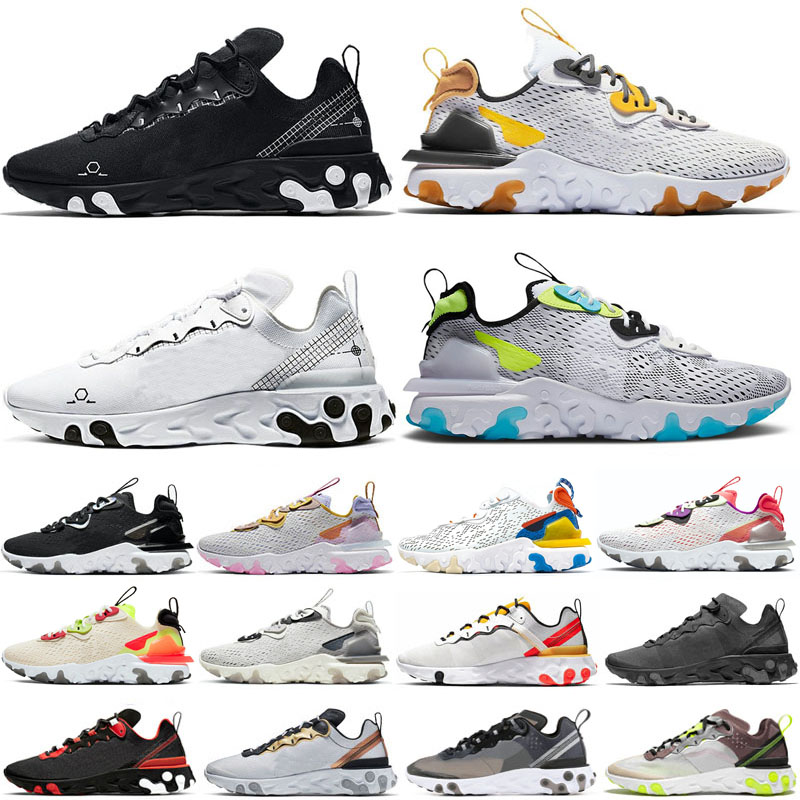 

React Vision Worldwide Pack Light Orewood Brown Solar Red React Element 55 87 Schematic black Running Shoes For Women Men Trainer Sneakers