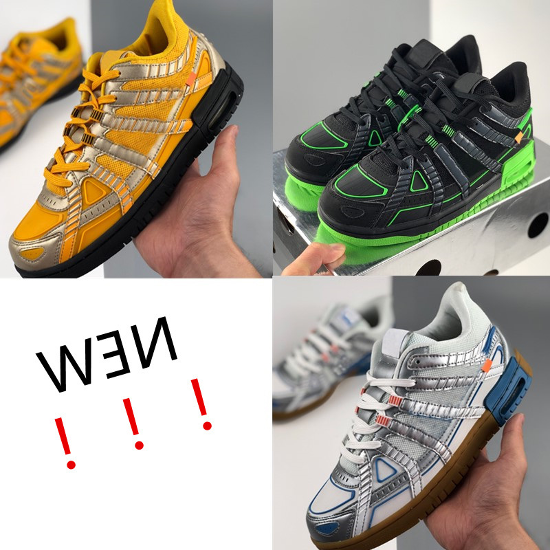 

SB Low Off Rubber CU6015-001 Black Green Mens Women Skateboard Shoes White Sports Sneakers, Green strike