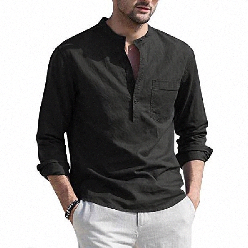 Chemise de golf pour hommes Chemise de tennis de couleur solide col rond Col Vacances de golf de golf à manches courtes Tops Bleu clair Vin rouge