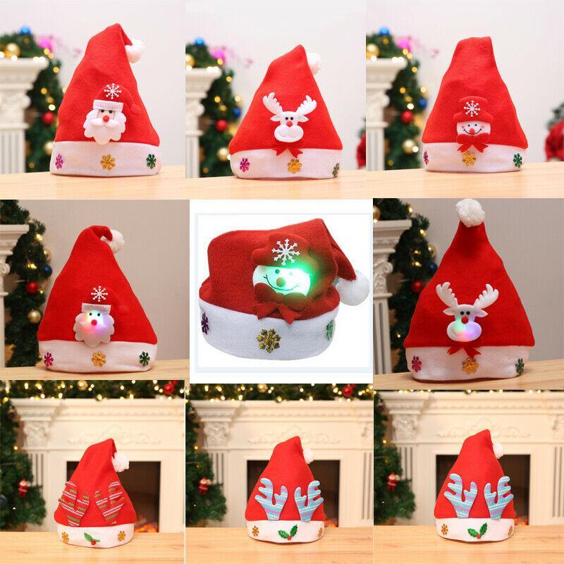 

Fashion Child Christmas Hat XMAS Santa Family Hats Gift For Children Kid baby1