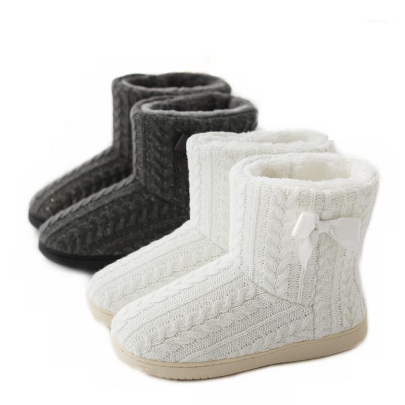 

Suihyung Women Winter Boots Warm Plus Velvet Flat Ankle Boots Non-slip Platform Female Home Cotton Shoes Soft Plush Snow1, As show