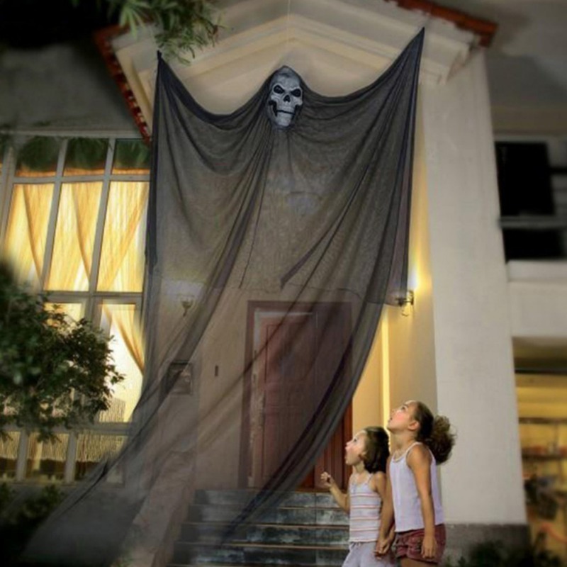 

3.3M Long Halloween Hanging Skeleton Flying Ghost Decorations For Outdoor Indoor Party Bar Scary Props Halloween Decoration Y201006