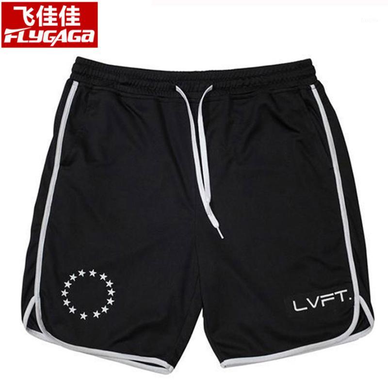 

FLYGAGa Fitness Gym Shorts Breathable Running Shorts Men Outdoor Sport Men Bodybuilding Short Pants Workout Sweatpants1, Black