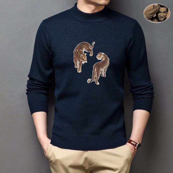 

HK10275 Fashion Men's Sweaters 2020 Runway Luxury European Design party style Men's Clothing