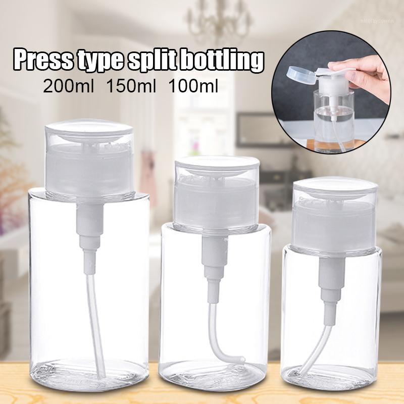 

Hot Travel Makeup Empty Bottle Cap Bottle Toner Bottles Lotion Facial Cream Pressing Bottling Separately t61