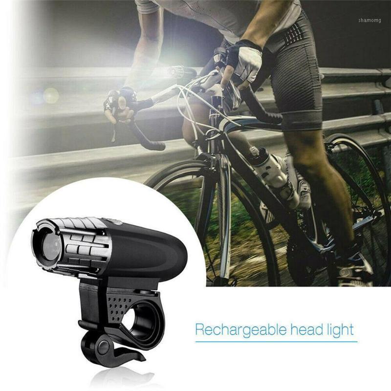 

USB Rechargeable Bright LED Outdoor Bicycle Bike Front Headlight Tail Light Set1