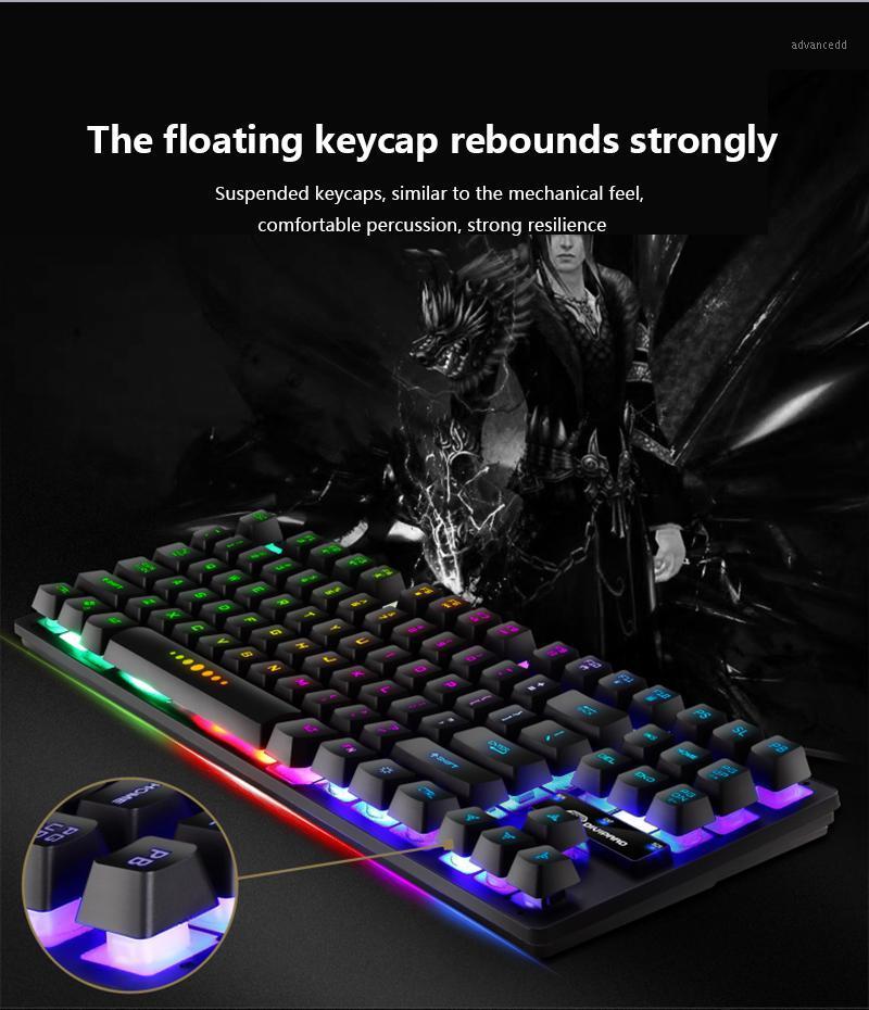 

GK-10 Universal 87-key Computer Gaming Keyboard With Floating Keys And Comfortable Mechanical Keyboard1