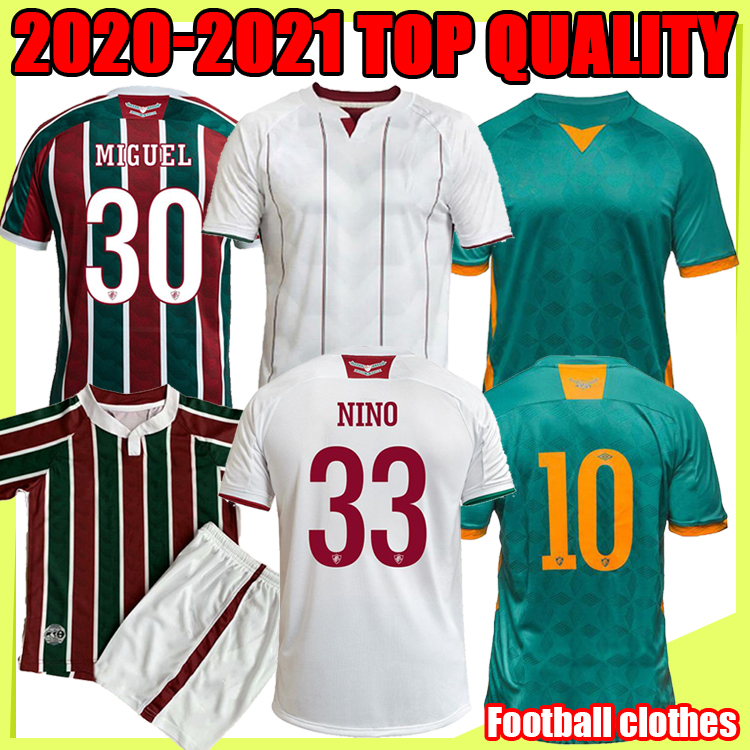 

Fluminense 2020 21 Soccer Jerseys Ganso Fluzão FRED PHGANSO HUDSON NENE NINO HENRIQUE Futbol Camisas Football Camisetas Shirts, Home suit