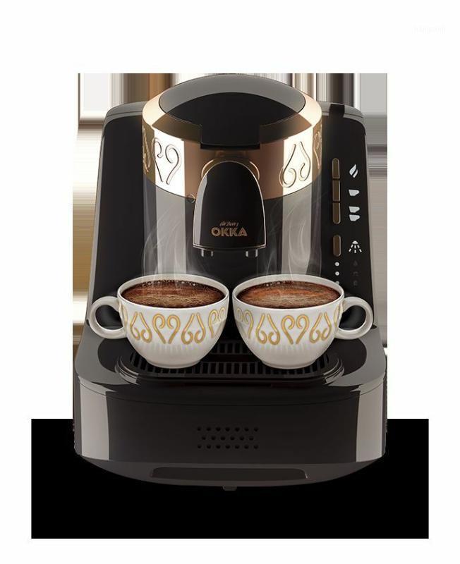 

ARZUM OKKA FULL AUTOMATIC TURKISH COFFEE MAKER Machine +coffee /CHROME/ BLACK1