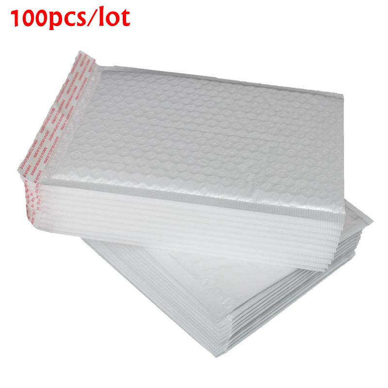 

Gift Wrap 100 PCS/Lot White Foam Envelope Bags Self Seal Mailers Padded Envelopes With Bubble Mailing Bag Packages
