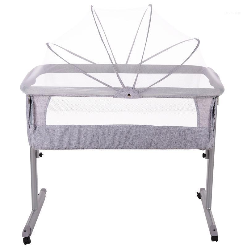 

Babyfond Crib multi-function folding crib European portable game bed BB baby bed docking cradle1