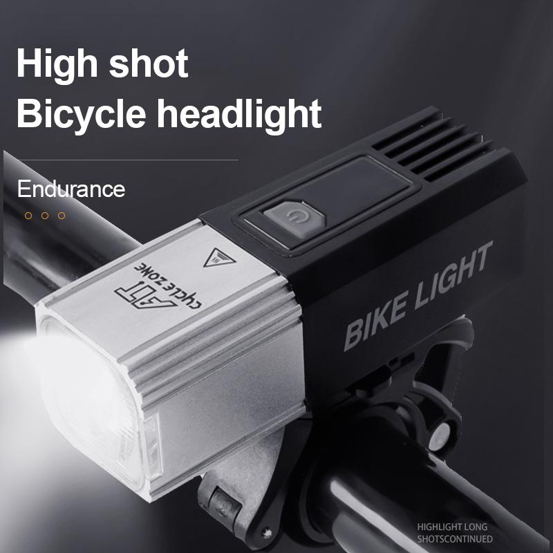 

New Digital Display Bicycle Light Headlight USB Night Riding Equipment Strong Light Outdoor Waterproof Accessories