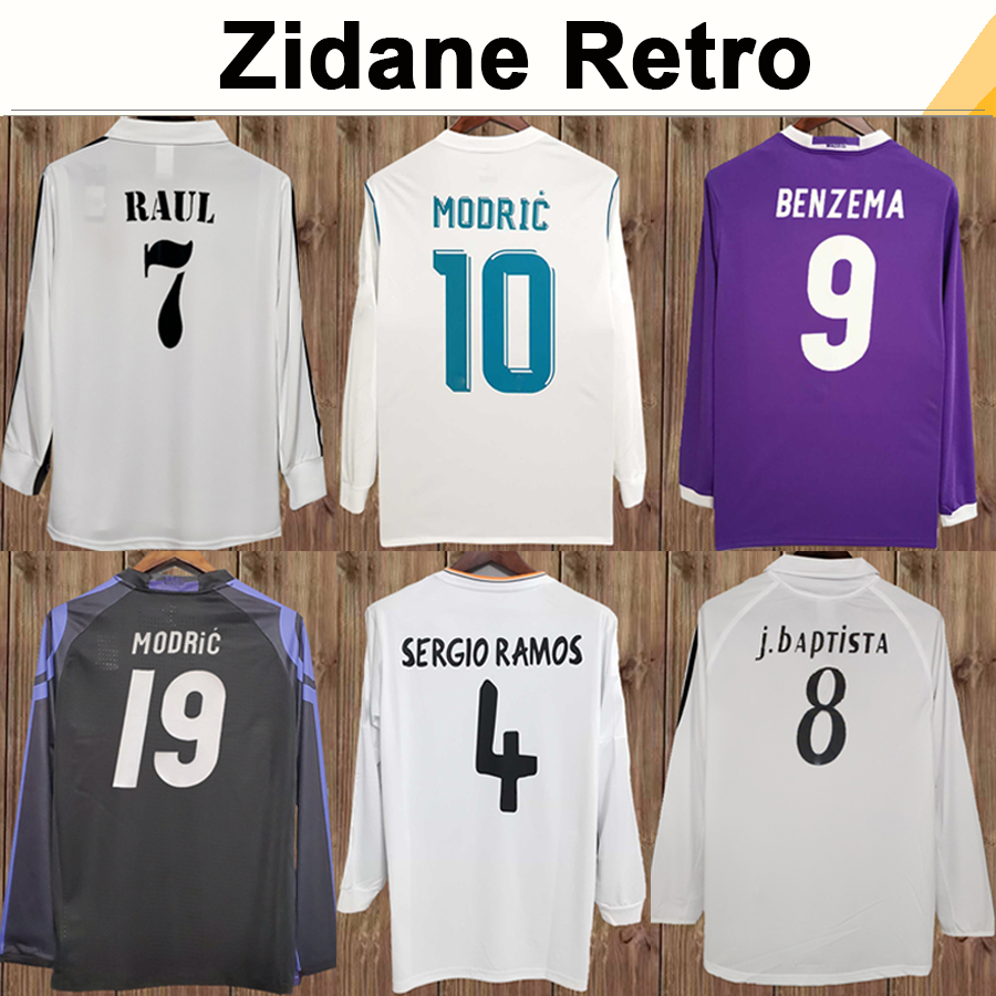 

96 97 ZIDANE BECKHAM Long Sleeve Mens Retro Soccer Jerseys RonAldO RAUL R. CARLOS ALONSO KAKA' SERGIO RAMOS SEEDORF Football Shirts, Fgcx3676 2012 2013 home long